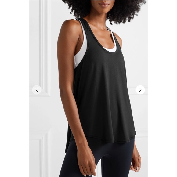 $85 Bandier All Access NYC Black Duet Tank Top in XS - Luxury Athleisure Top - Picture 11 of 15